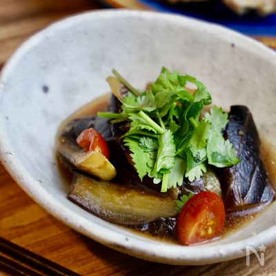 ナンプラー＆パクチー好きな方に◎『なすの煮浸しエスニック風』