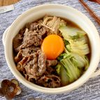 簡単＆スピードメニュー＊牛肉と白菜のすきやき風煮