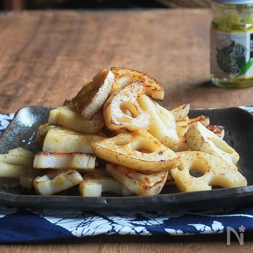 柚子胡椒香る　焼き蓮根