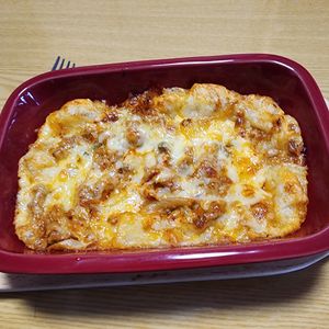 ナムディの作ってみた!投稿(ピリ辛モチグラタン)