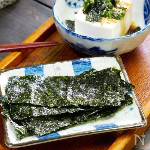 一瞬でパリッ♡超カンタン！手作り韓国風海苔