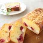 チーズ＆ラズベリー米粉ケーキ（米粉ぱぱケーキの素で超楽！）