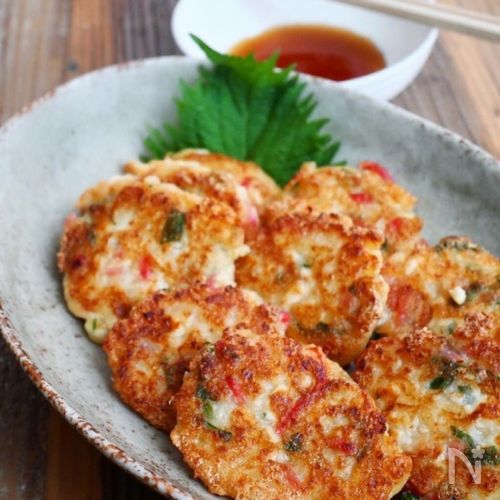 型不要でふわふわもっちり【豆腐でたこ焼き風】