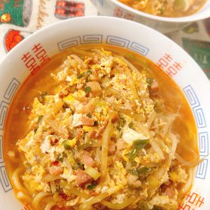 煌蓮mamの作ってみた!投稿(簡単旨すぎ♡我が家流『辛麺』〆が最強に美味しい！！)