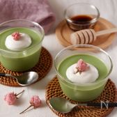 甘酒抹茶パンナコッタ
