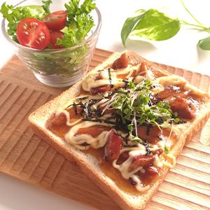 とのちゃまの作ってみた!投稿(照りマヨチキントースト)