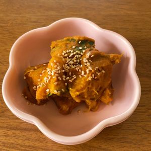 みわの作ってみた!投稿(【かぼちゃのやみつき黄な粉和え】甘じょっぱくて激旨！癖になる)