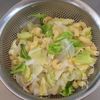 春野菜と海苔おかかのマカロニサラダの工程1