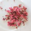 春の香り♡桜の米粉スコーンの下準備