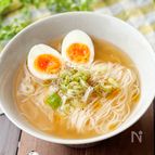 【醤油ラーメン風！にゅうめん】お手軽ぱぱっとランチにおすすめ