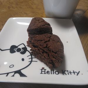 ももの作ってみた!投稿(グルテンフリー♪米粉とおからのココアスコーン)