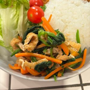 mi-koの作ってみた!投稿(【ほうれん草と油揚げのめんつゆ和え】さっぱり栄養副菜♪)