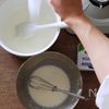 【チーズとレモンの三層グラスデザート】混ぜて冷やすだけ!の工程1