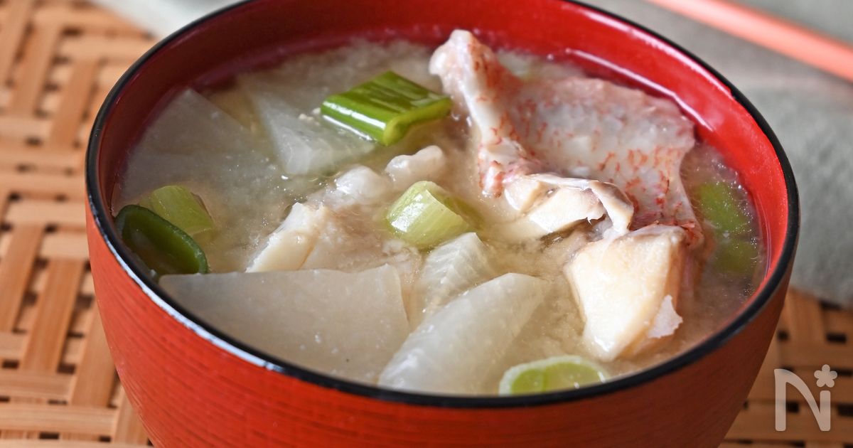 赤魚粕漬のみそ汁