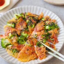 パリパリ美味しい♩【ブロッコリーのチーズ焼き】