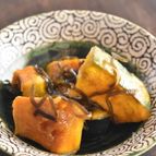 あと一品の簡単副菜♪レンジで5分！かぼちゃの塩昆布煮