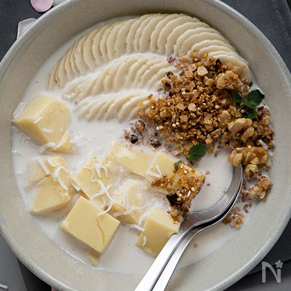 3つの材料でマンゴープディング