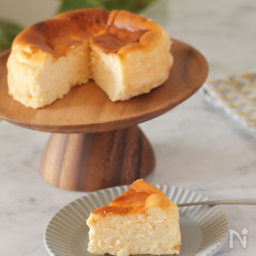 しゅわっと軽い☆米粉のチーズケーキ