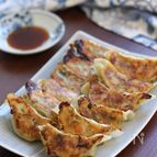 【ダイエット餃子】外はカリカリ中はぷりぷり！エビ鶏餃子
