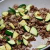 【10分で完成！】ひき肉ズッキーニライスの工程3