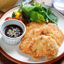 むね肉de柔らかチキンカツ【#油は大さじ4 #衣付け不要】