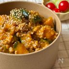 10分で完成！【かぼちゃそぼろ丼】