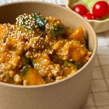 10分で完成!【かぼちゃそぼろ丼】