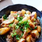 丁度良い辛さでご飯が進む！長芋と豚肉のピリ辛炒め！