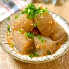レンチン３分で♪【ごま味噌こんにゃく】
