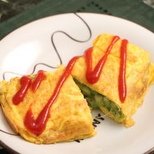 たたみオムレツ アスパラチーズ