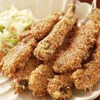 米粉と豆腐のししゃもフリッター