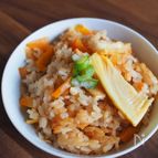 彼に旬のご飯を♡たけのこの出汁炊きごはん