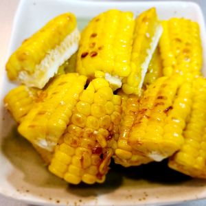 664118の作ってみた!投稿(＼ペロッと完食♪／やみつきの焼きとうもろこし(屋台の味))