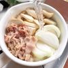 【豚肉と新玉ねぎのとろたまスープ】にんにく香る♪絶品スープ！の工程2