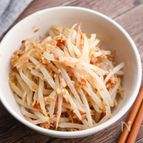 超簡単！5分でできるスピード副菜♪もやしのツナおかか和え