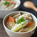 野菜を食べるサムゲタン【芯からポカポカ♡】