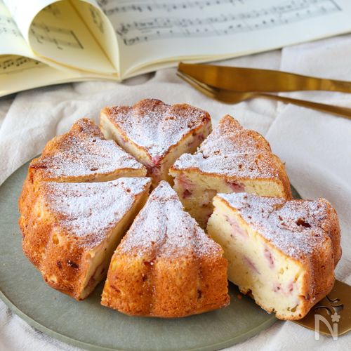 米粉で作る
いちごのクリームチーズパウンド