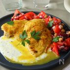 鶏むね1枚で！ビストロ級カレーソテーのヨーグルトソース