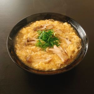 りんの作ってみた!投稿(「温まる♡」しょうがあんかけかきたまそば)