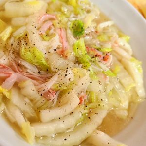 みー助の作ってみた!投稿(【白菜とカニカマのふわとろ煮】優しい味で身体も温まる！)