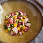 たこと夏野菜のセビーチェ