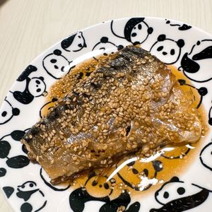 ぷりんの作ってみた!投稿(【さばのごまみりん焼き】ご飯が進む！簡単お魚おかず♪)