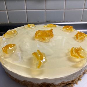 そら・ゆずの作ってみた!投稿(極上の味♡ゆずのレアチーズケーキ)