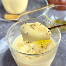 とうもろこしと塩麹の冷製フラン【卵不使用】