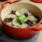 かつお節入り 肉団子の旨塩スープ