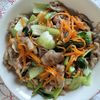 579335の作ってみた!投稿(豚肉がもっちり！【青梗菜と豚肉の中華風炒め】)