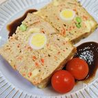 混ぜて焼くだけ！ジュー～シ～なチキンローフ