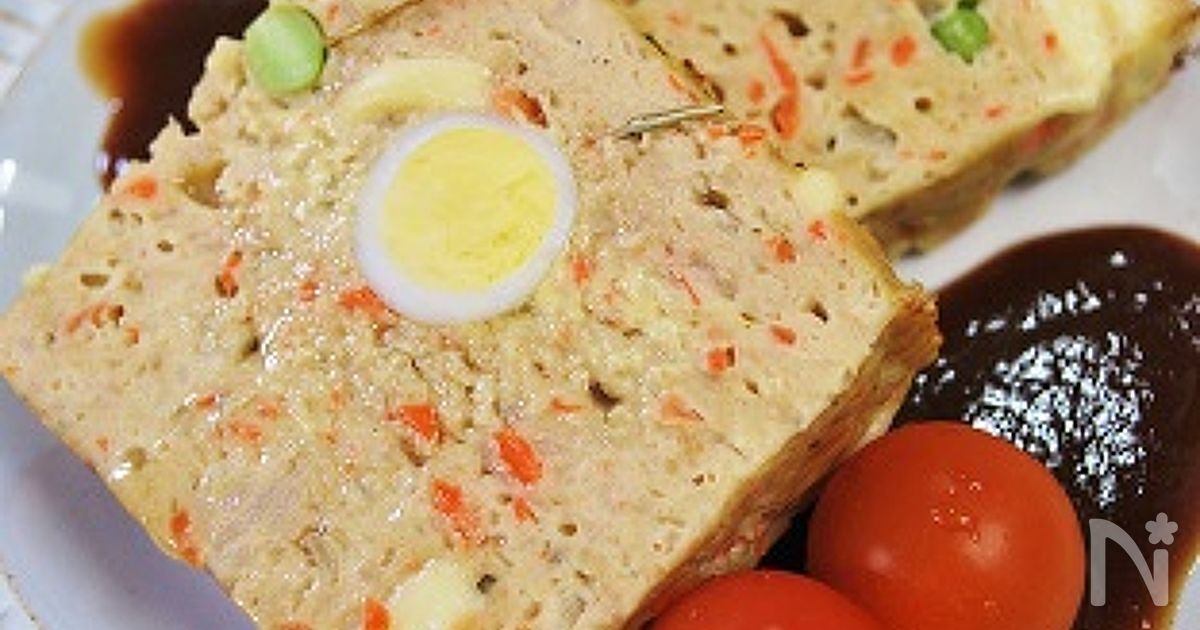 混ぜて焼くだけ！ジュー～シ～なチキンローフ