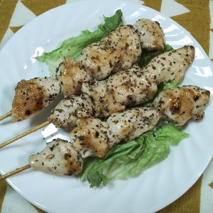M*Pの作ってみた!投稿(レモンとオレガノが香る♪ギリシャ版焼き鳥、鶏肉のスブラギ)