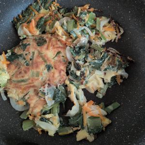 1580959の作ってみた!投稿((1歳～)野菜たっぷり！鉄分チヂミ)